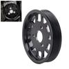 A77T-Premium For BMW M52TU M54 Engine Parts Black Anodized Aluminum Power Steering Pulley For BMW E46 E36 E39 E38 X5 E53 Z3