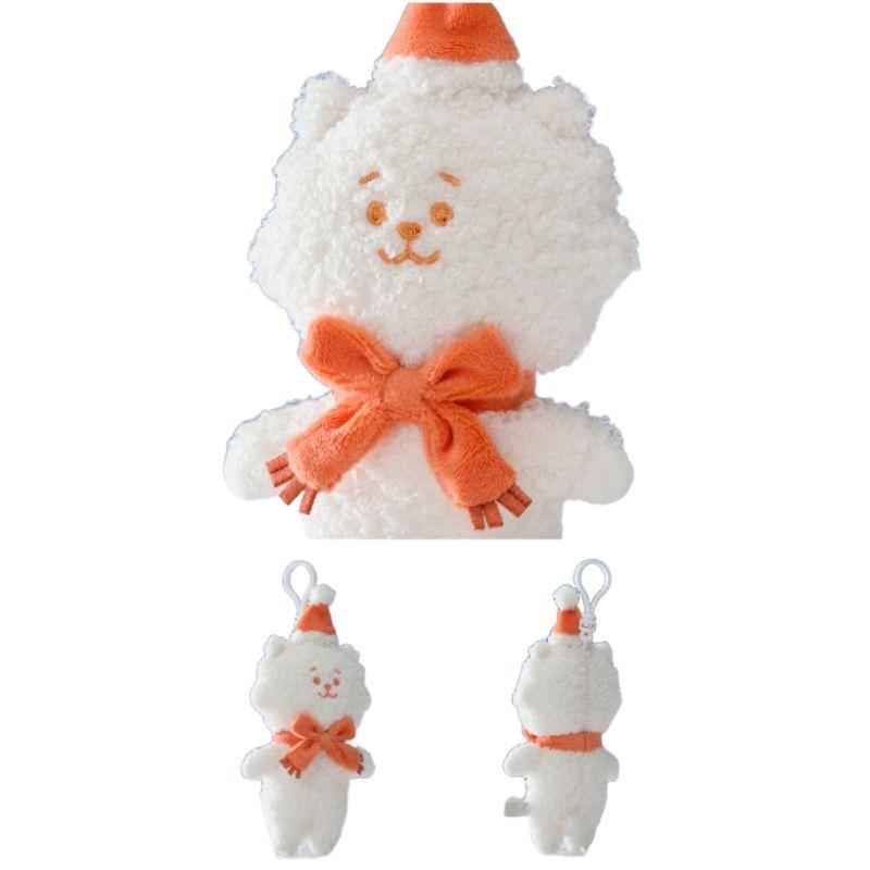 BT21 Плюшевый брелок «Снеговик» – Милый шарм с персонажем BTS