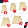 Wooden Bed Frame With Slats On A Tape For A Mattress 90 X 200 Cm