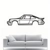 Настенное украшение Искусство Креативное металлическое железное искусство Линия 911 Turbo Спортивный автомобиль Настенное украшение Домашнее искусство Настенное украшение Подвесной орнамент