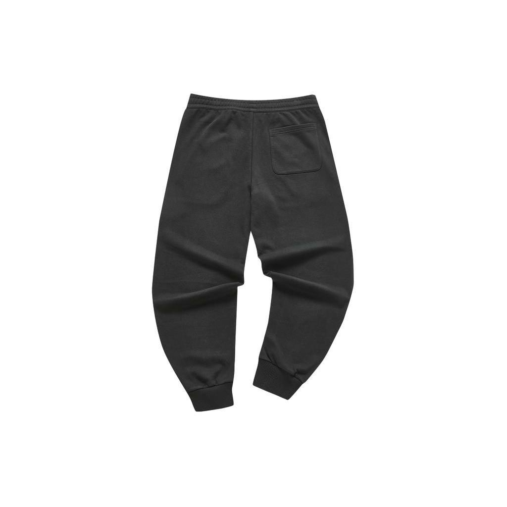 Fila Fusion Униформа Письмо Средняя посадка На шнурке Модные Повседневные Вязаные Спортивные брюки Мужские брюки Черный T11M415602F-BK
