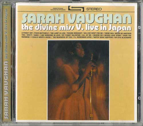 CD САРА ВОН - The Dive Miss V.live In Japan JLCD61018 КРАСНАЯ ЛИНИЯ Италия Джаз Б/У