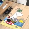 Moomin Printed Carpetrugfor Office Chair Living Room Bedroom Kitchen Room Decor Gifts