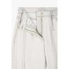 Vov Belted Semi Wide Denim Pants 7156155001