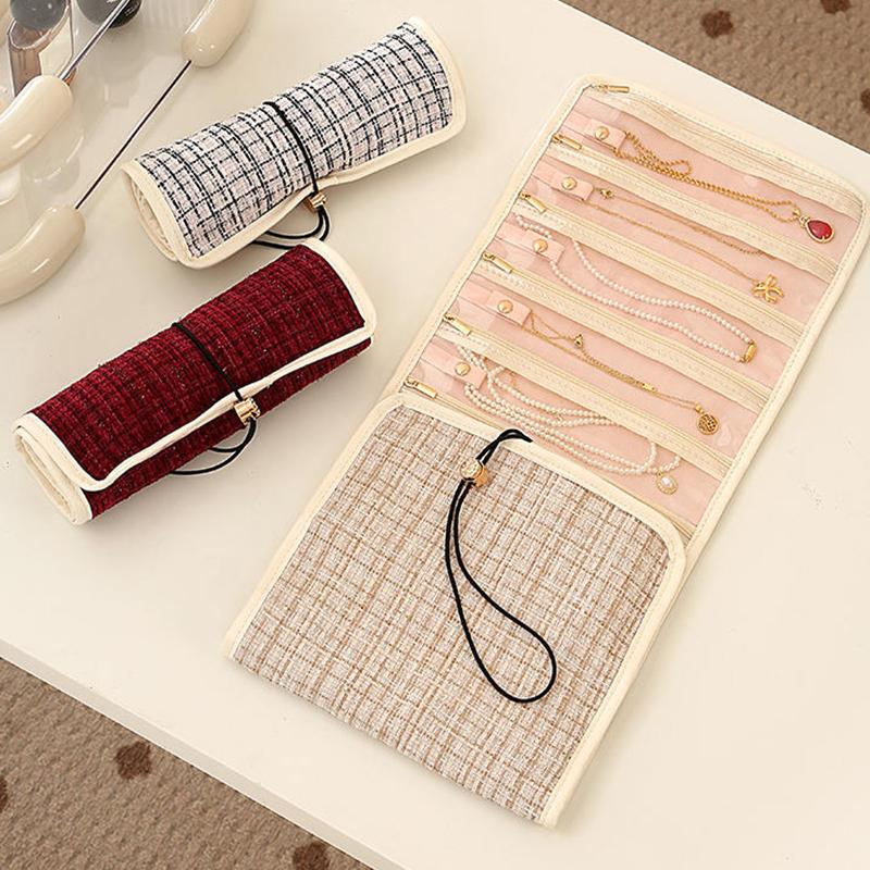 20 Отделений Складная Модная Портативная Сумка для Ювелирных Изделий Большая Женская Дорожная Ролл для Ювелирных Изделий Ожерелье Серьги Кольца Дисплей для Ювелирных Изделий Хранение