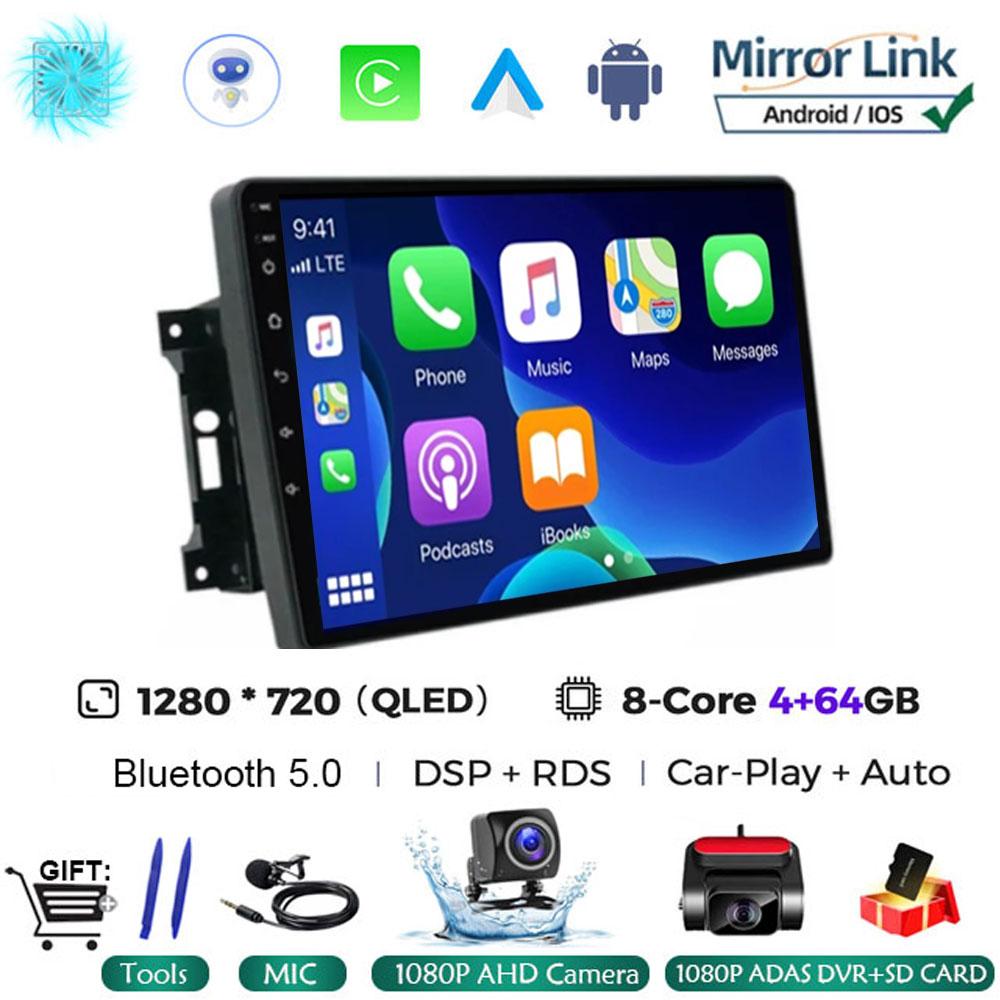 Для Jeep Compass/Commander/Grand Cherokee/Wrangler/Liberty AutoRadio Android 14 Car Radio QLED GPS Navigation Multimedia Player