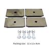 Steel Leaf Spring Pad Rear Insulator Mounting Hardware for Fiat Ducato Peugeot Boxer Citroen Jumper Auto Spare Parts