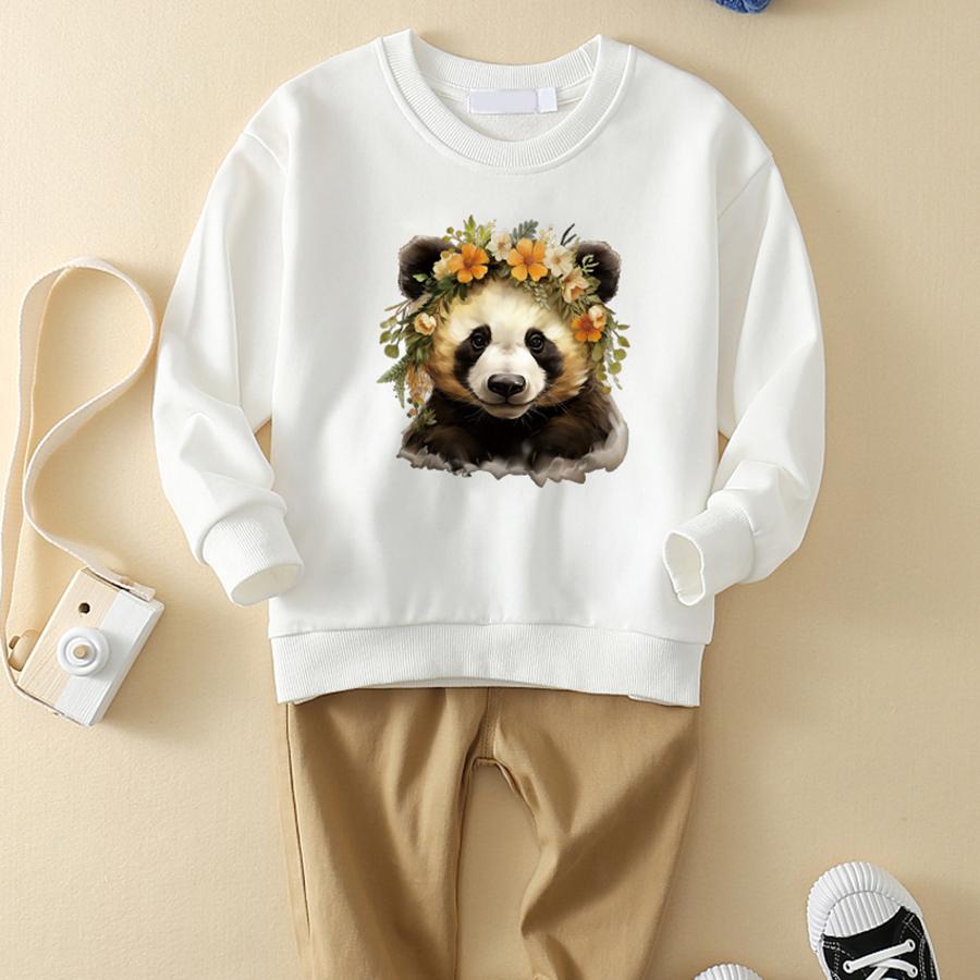 Нашивка с милым животным и цветком на одежде, термоклей, панда, кошка, лиса, сделай сам, моющиеся теплопередачи, новые аксессуары для одежды, наклейки для детей