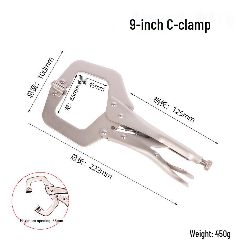Профессиональный регулируемый многофункциональный инструмент плоскогубцы-тиски и трубный ключ