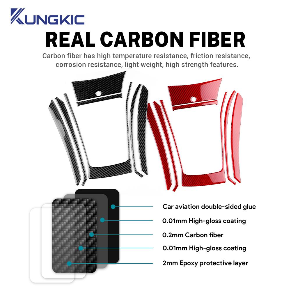 Наклейка из настоящего мягкого углеродного волокна для Vauxhall Opel Astra H MK5 2004 2005 2006 2007 2008 2009 2010 LHD RHD Панель переключения передач автомобиля Tri