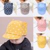 Boys Panama Cap For 6-24Months Dot Beach Caps Rabbit Ear Cap Baby's Baseball Hat Children Sun Hat