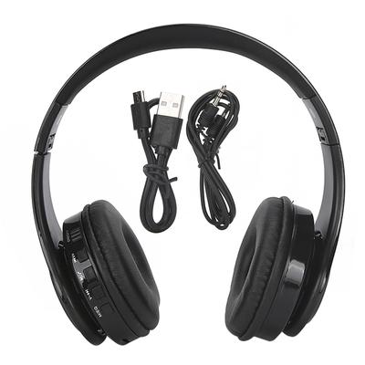 Bluetooth 5.0 Наушники Беспроводные Накладные Стерео Гарнитура с Микрофоном Игровые ГарнитурыЧерный