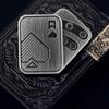 Покерная карта Push Card Портативный магнитный металлический слайдер для покера Игрушка для дома Школы Офиса На улице AA