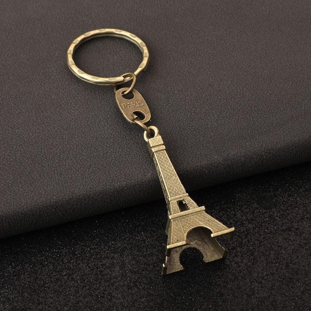 Zinc Zinc Alloy France Tower Keychain Vintage Paris Keyring Creative Eiffel Tower Bag Pendant Bag Hanging