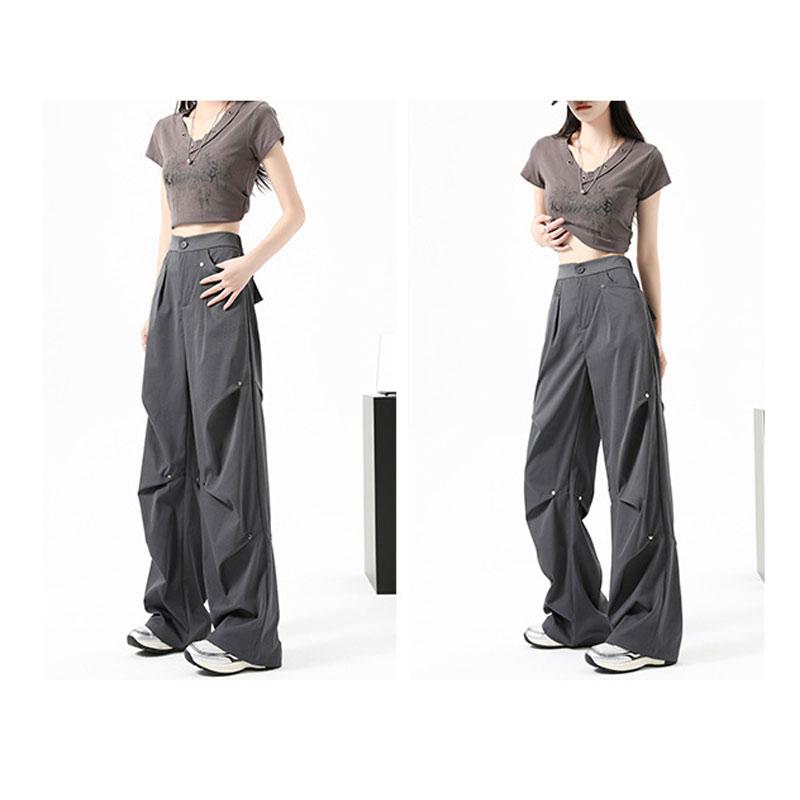 Женские теплые брюки-карго с флисовой подкладкой, свободные повседневные брюки прямого покроя с высокой талией, модные и удобные спортивные брюки