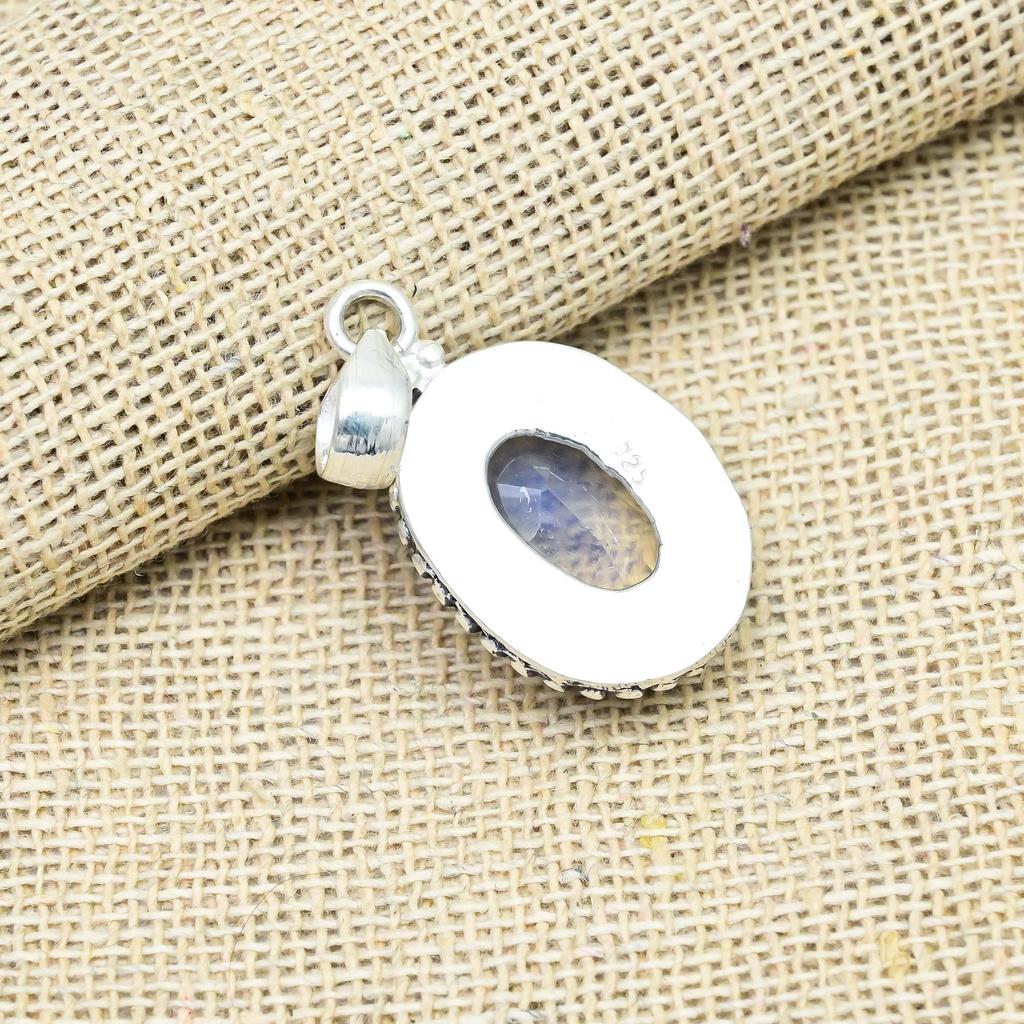 Milky Opal Gemstone Jewelry Handmade 925 Solid Sterling Silver Jewelry Pendant