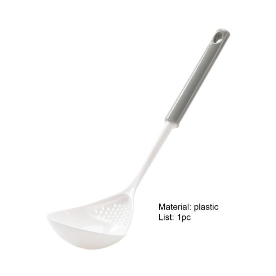 Полезный, многоцелевой, легкий, удобный ковш с прорезями, анти-ошпаривание, кухонный гаджет, скиммерная ложка