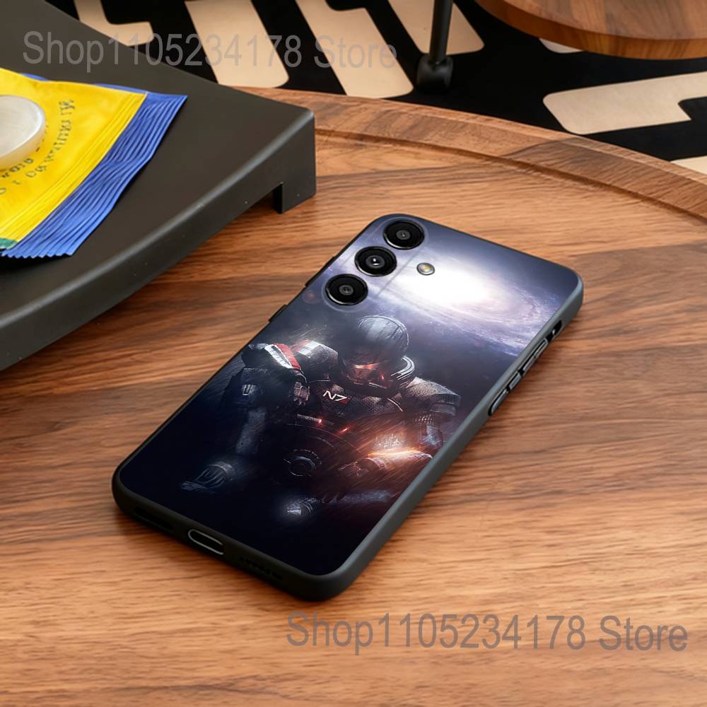Чехол для телефона N7 M-Mass Effect для Samsung серии S s21 s22 s23 s24 s25 FE Plus Ultra, мягкий ТПУ, приятный для кожи