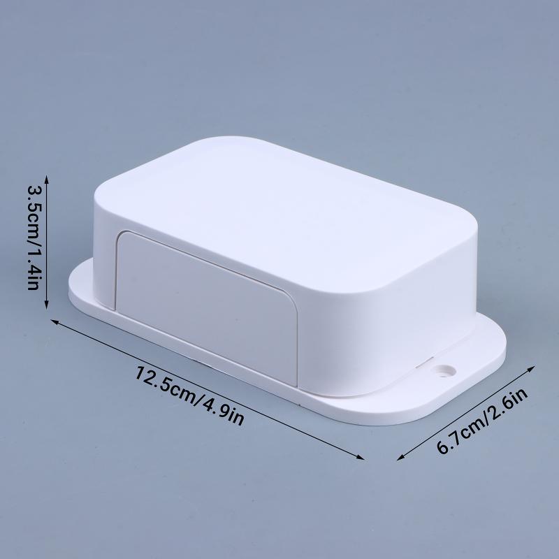 Desktop WiFi Project Box with Mounting Holes ABS Plastic Junction Box for Easy Electrical Wiring Setup