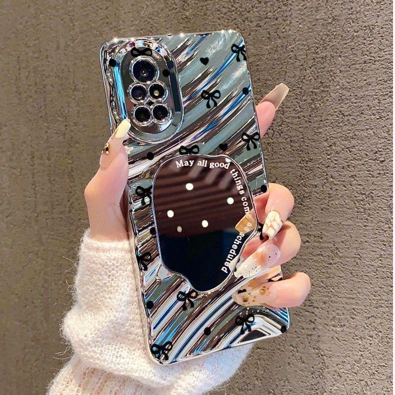 Makeup Mirror Phone Case for iPhone 11 13 16 Pro Max iPhone 14 15 12 13 Pro Max 16 Plus 13 Pro Samsung A55 A54 A15 A12 A52S A34 A14 A30S A53 A52 A50