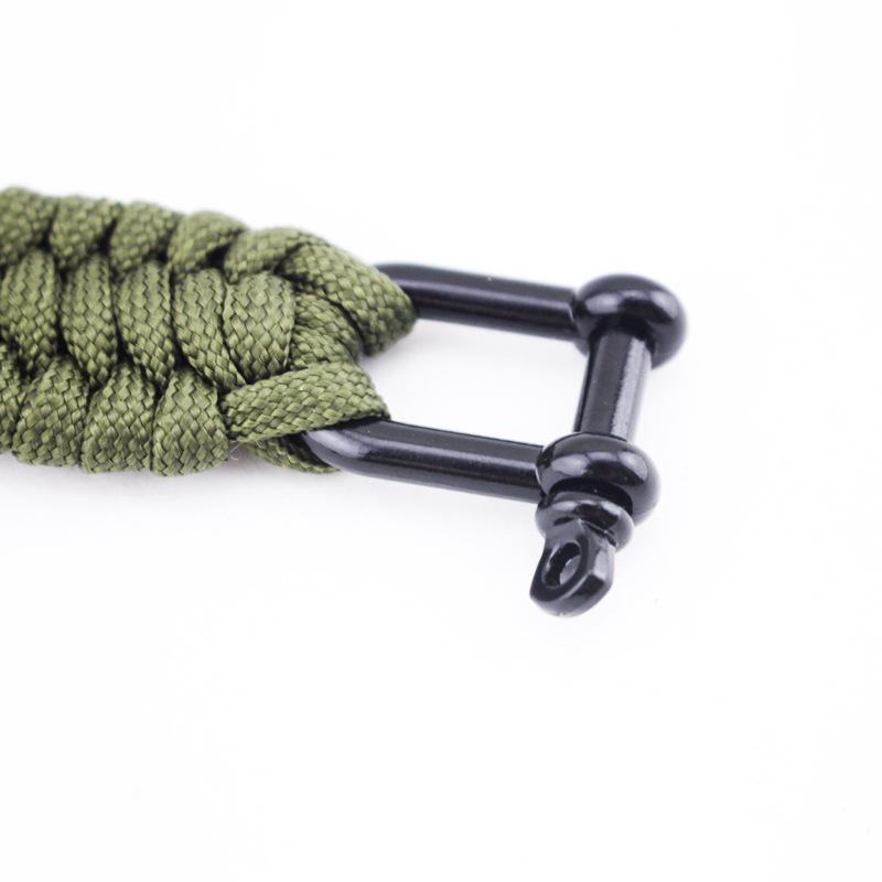CANXING веревка для выживания браслет из паракорда открытый кемпинг пеший туризм стальная скоба пряжка