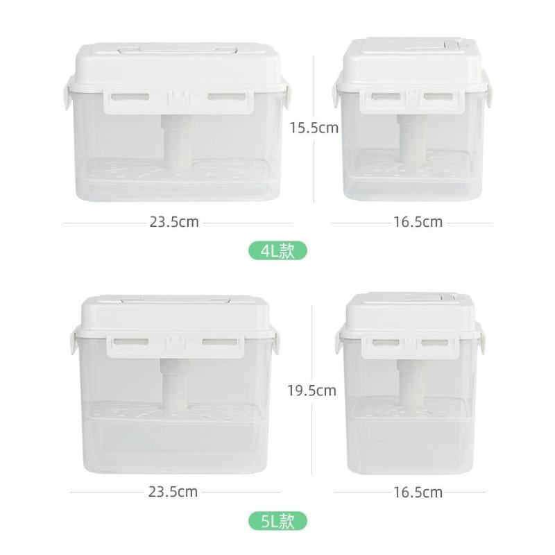 4/5 л Герметичная банка для солений Пресс Контейнер для хранения ферментации Для корнишонов Квашеной капусты Оливок и Кимчи Пластик Держатель для квашеной капусты