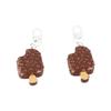 Car Keychains Chocolate Ice Cream Keychain Jewelry Accessories Resin Keychain  Gift