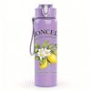 1PC Limoncello Lemon Fruit 750ml Color Plastic Sports Water Bottle Leakproof Flip Straw Lid Suitable for Sports Office Home Use