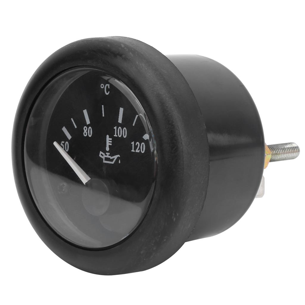 52mm Oil Temperature Gauge Pointer Electromagnetic Diesel Oil Heat Degree Measure MeterDC12V