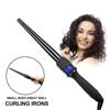 Professional LCD Electric Hair Curler Roller Curling Iron Conical Wand Deep Wave Styler Ceramic Styling Tool