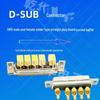 RF Coaxial 5W5 Male-Female Solder Type Straight Plug Socket D-SUB Connector