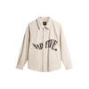 Li Ning Badfive Letter Embroidery Print Polo Casual Knit Jacket Men Jacket Gravel-Gray AFDU071-5