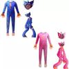 Wuggy Kids Huggy Poppy Playtime Cosplay Costume Bodysuit Jumpsuit Gloves Mask