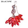 Rhinestone Beautiful Lady Pin Brooches For Women 2 Colors Available Wedding Jewelry Coat Accessories