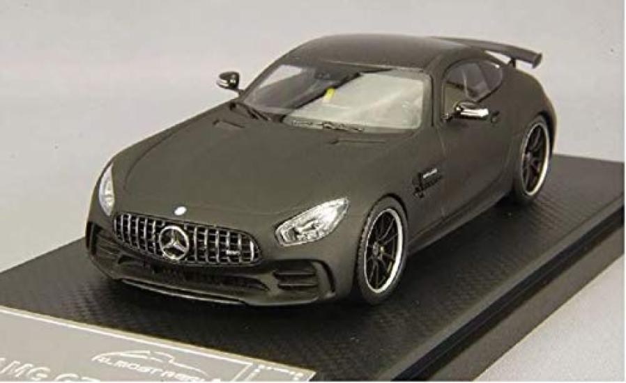 Almost Real GT R 2017 Leather Matt Black Scale Complete Diecast Car 420710 Mercedes-AMG - - 1/43