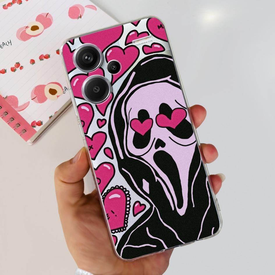 For Xiaomi Redmi Note 13 5G Case Luxury Marble Transparent Phone Cover For Redmi Note 13 Pro Plus Funda on Note 13 Pro 5G Bumper