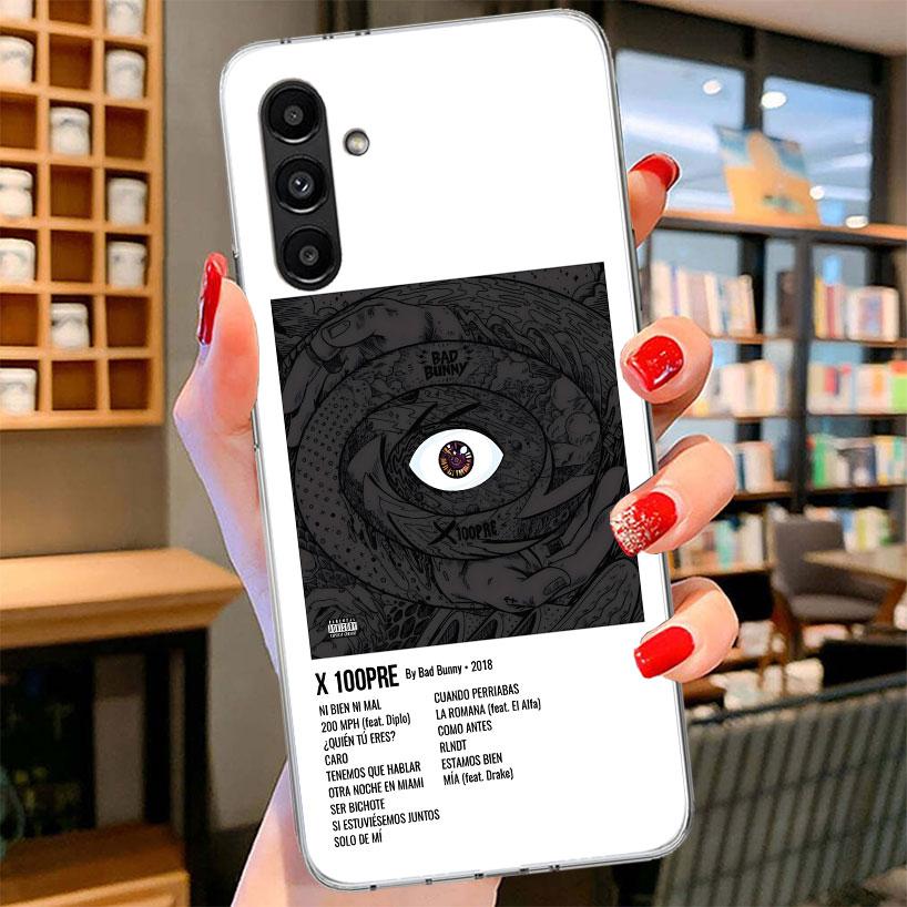 Чехол для телефона Bad Bunny X100pre для Samsung Galaxy A17 A37 A57 A16 A26 A36 A56 A15 A25 A35 A55 A14 A24 A34 A54 A13 A23 A33 A53 Gala