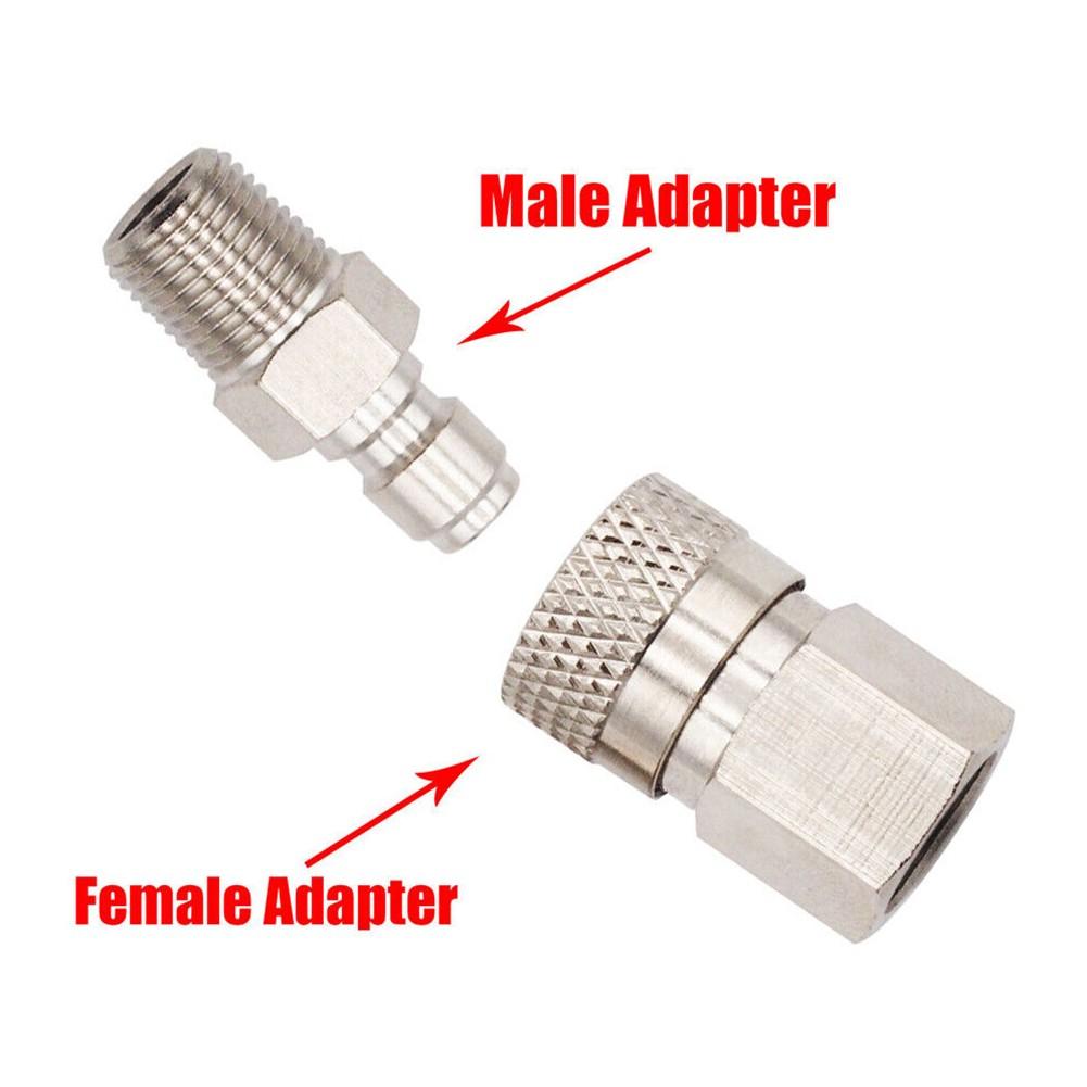 PCP Quick Disconnect Male & Female Set 8mm 1/8 Npt Thread Accessories