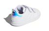 Adidas Originals STAN SMITH Abrasion Resistant Low top Toddler Shoes White Silver Infant And Toddler AQ6274