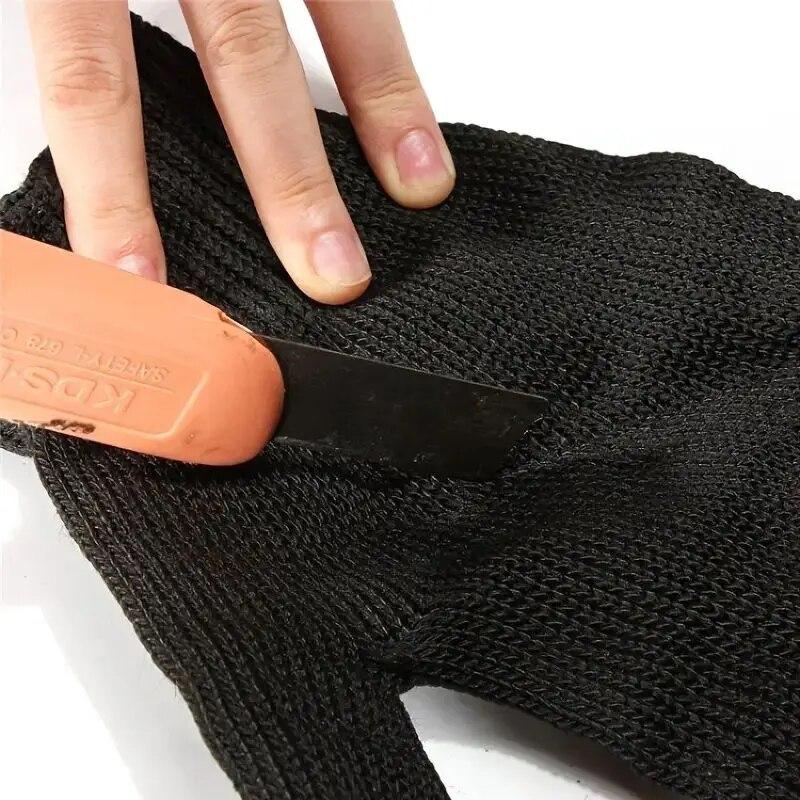 1 пара защитных перчаток из нержавеющей стали с защитой от порезов