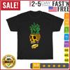 Halloween Aloha Pineapple Skull Hawaiian Vintage T Shirt Men Women Fashion NEW