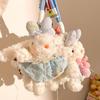 Hanging Doll Keychain Cute Plush Rabbit Key Ring Creative Rabbit Plush Pendant Women
