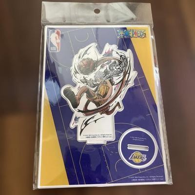 ONE PIECE x NBA Акриловая подставка Луффи Лейкерс Bandai Из Японии