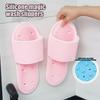Foot Scrubber Massage Slippers Feet Cleaner Silicone Bristles Slippers Shower Slippers with Anti-Slip Suction Cups for Exfoliating Cleaning Foot