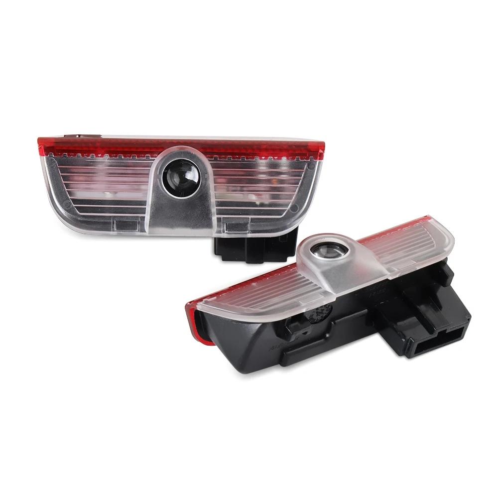 lijk1 VW Car LED Door Logo Welcome Light Projector Lamps Accessories For VW GTI Polo Golf Passat B6 Tiguan Arteon Jetta T-ROC ID.4 CC