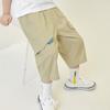 DuoDuoJia Boys' Summer Lightweight Cargo Capri Pants