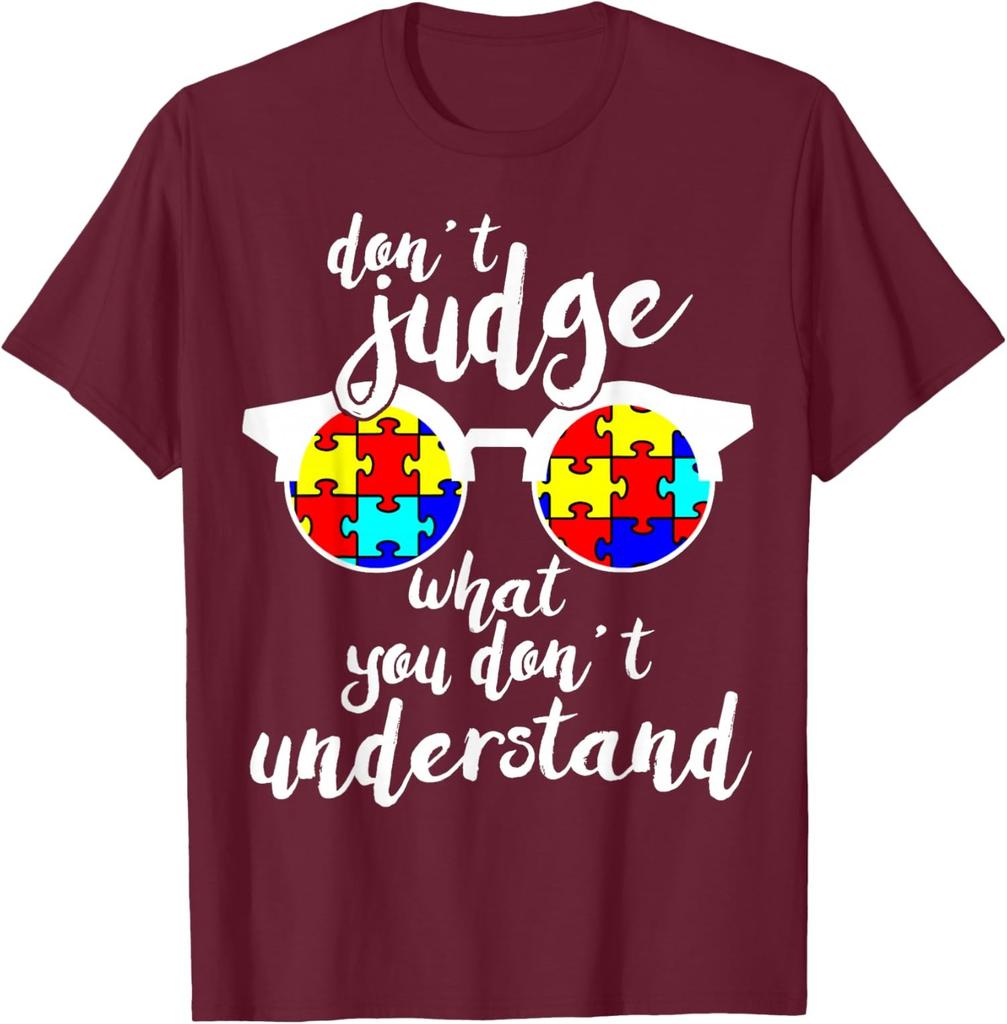 Vintage Cute Autism Awareness Gift Design Unisex T-Shirt