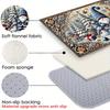 Christmas Carpet Entrance Welcome Mat Winter  Snowman Carpet Waterproof Floor Mat Rug For Bedroom Home Decorat