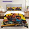 Rap Legends Street Art Tribute Threepiece Set 1 Duvet Cover 2 Pillowcase Without Core Soft And Comfortable Duvet Cover And Pillowcase
