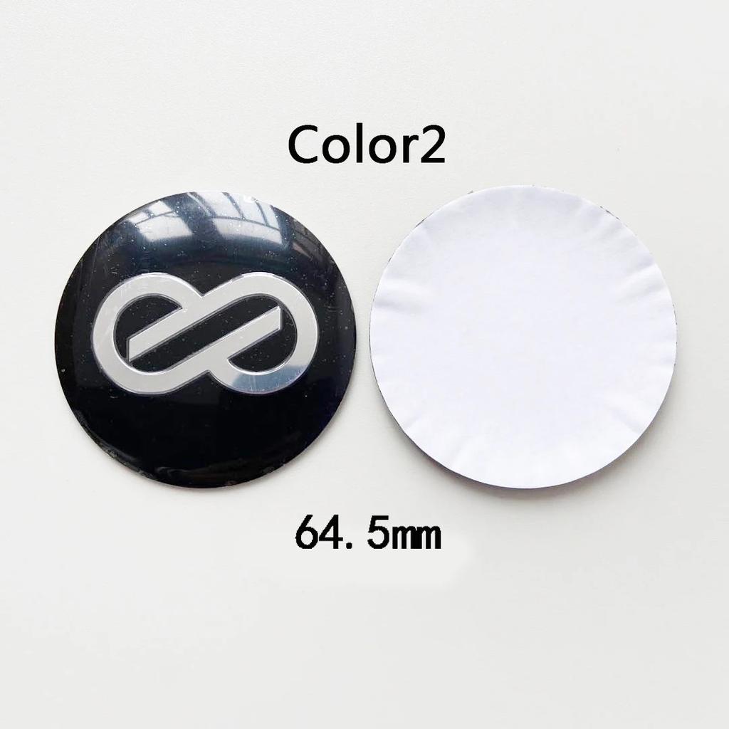 4pcs/lot 45mm 56mm 65mm Car Wheel Center Hub Cap Badge Stickers